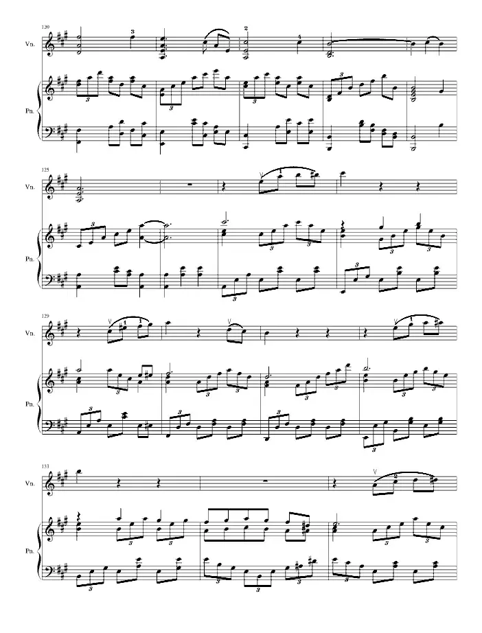 A小调舞曲（For Piano And Violin）