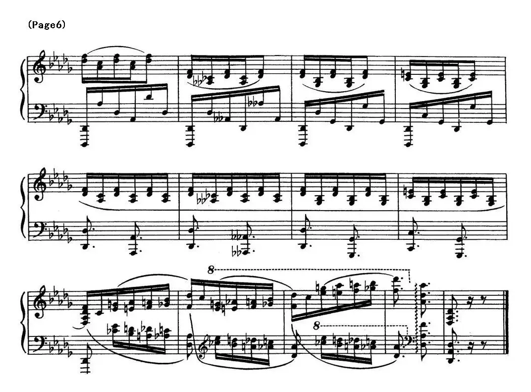 斯克里亚宾12首钢琴练习曲 Op8（No.10 Alexander Scriabin Etudes）