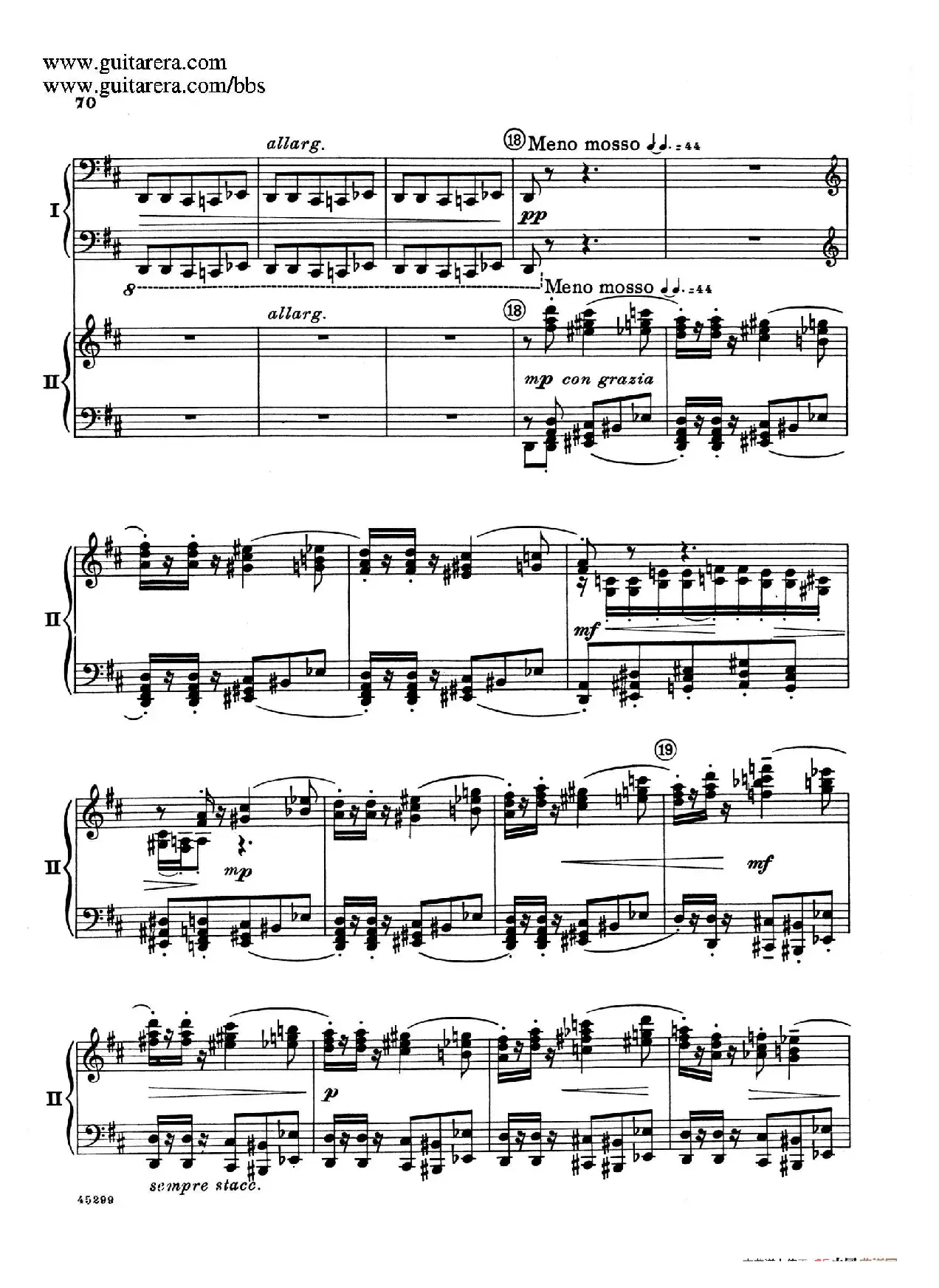 Piano Concerto Op.38（钢琴协奏曲·双钢琴·第三乐章）