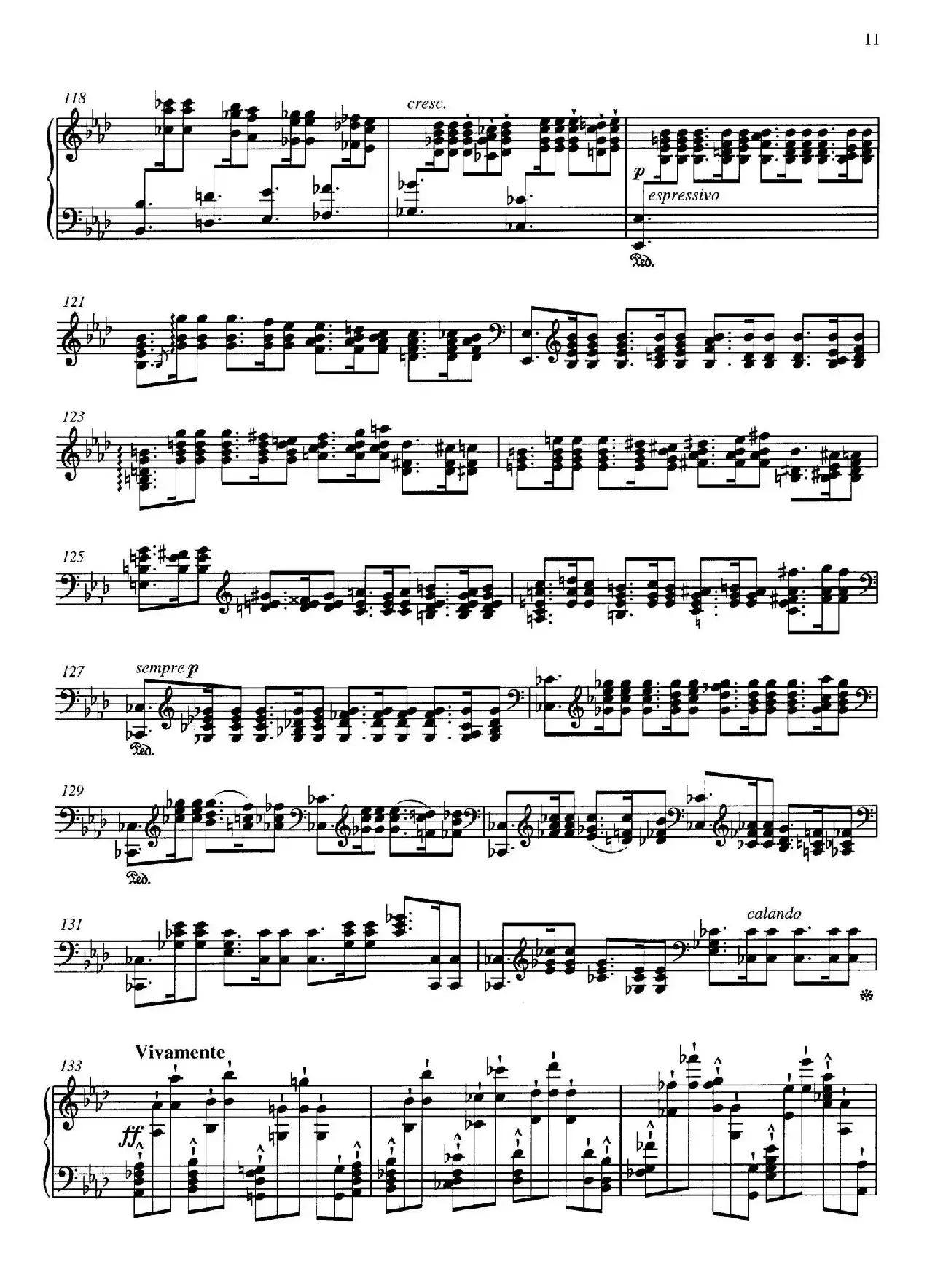 3 Grandes Etudes Op.76 No.1（3首华丽练习曲·1）