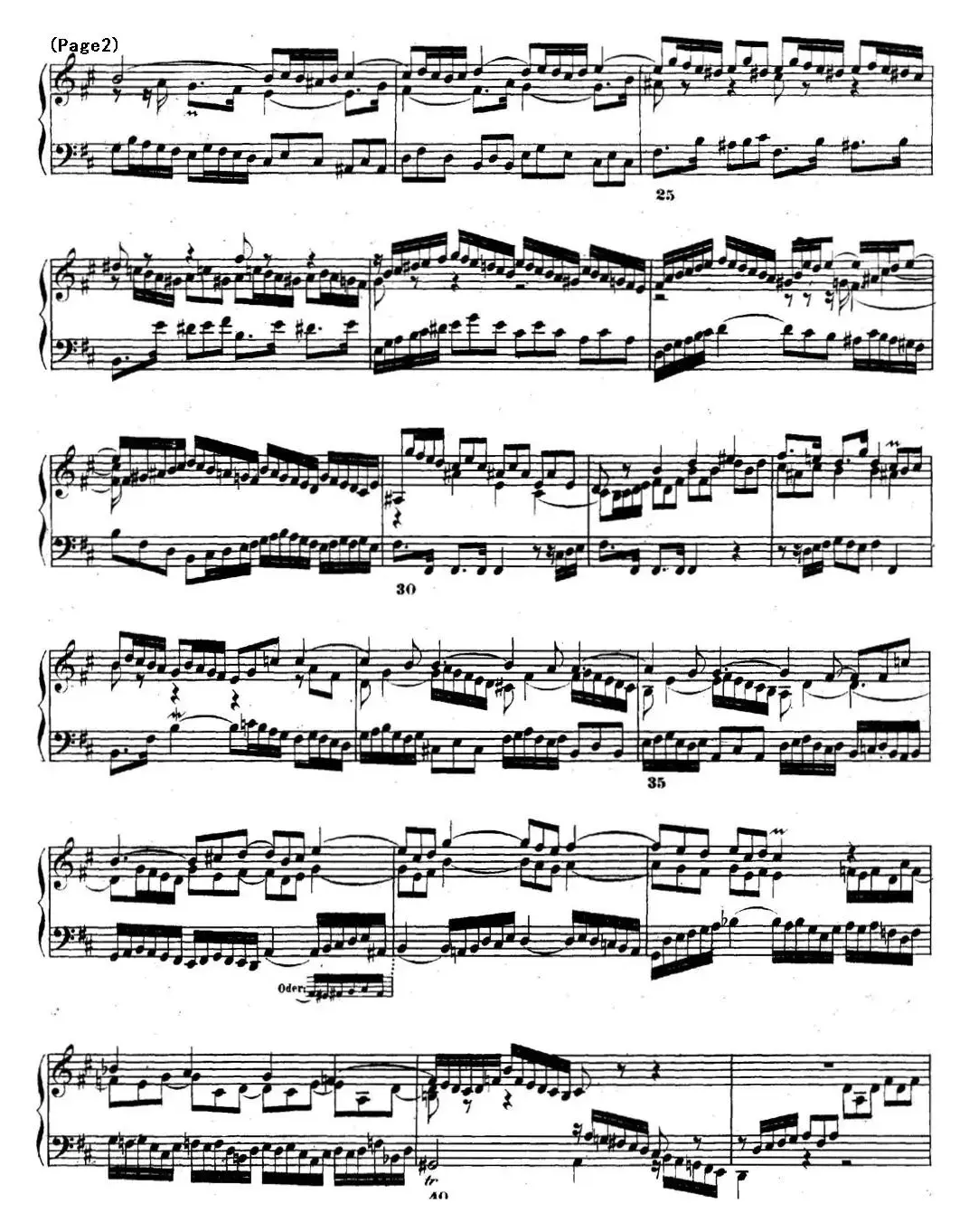 巴赫《平均律钢琴曲集·第二卷》之前奏曲（NO.5）