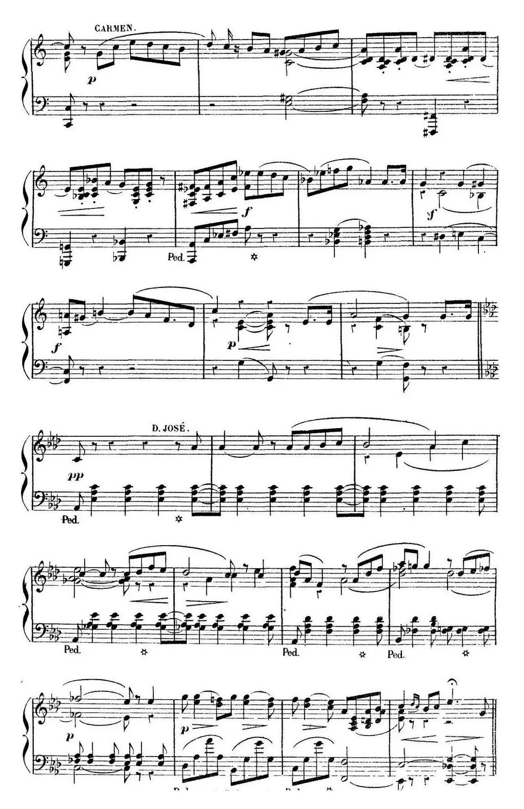 Carmen for Solo Piano（卡门全剧钢琴独奏版）（No.27）