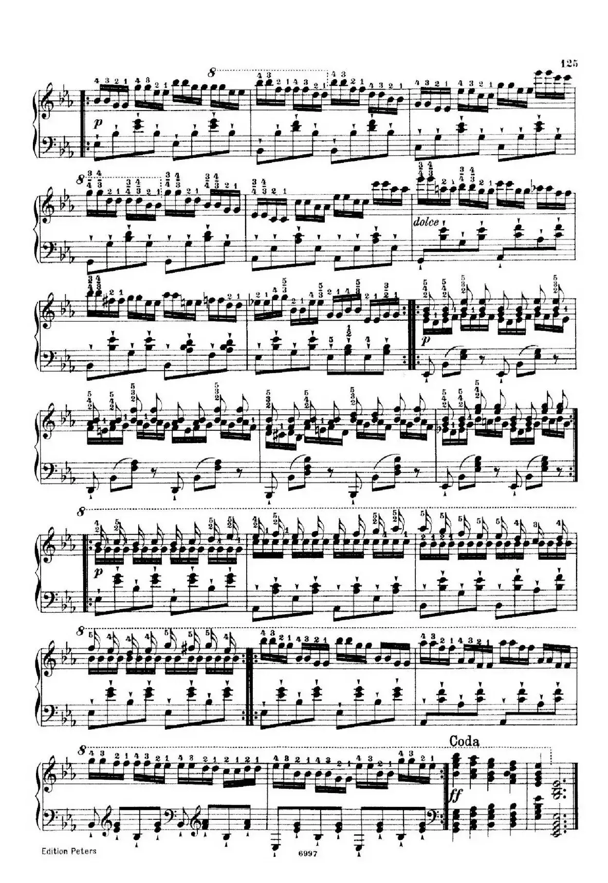 School of the Virtuoso Op.365（60首钢琴高级练习曲·54）