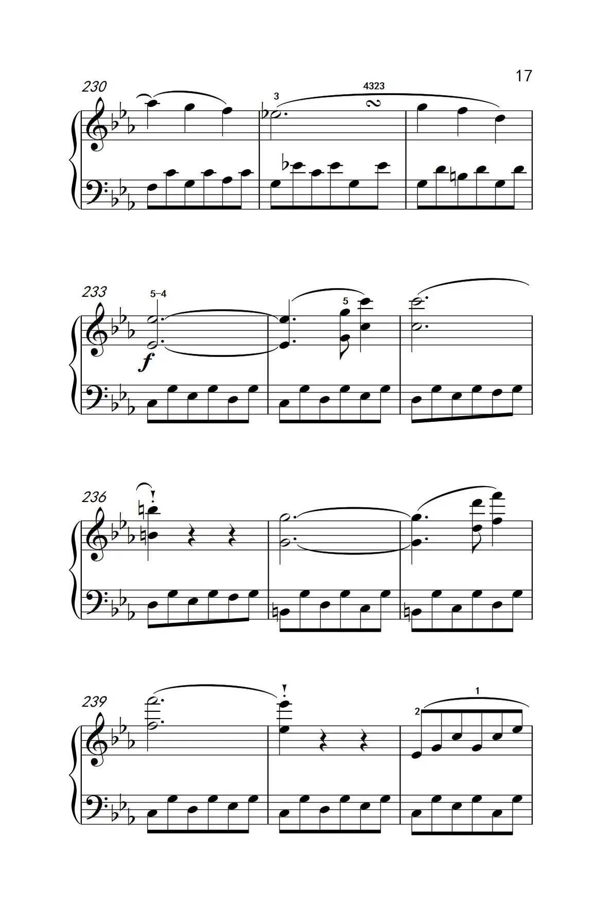 奏鸣曲 Opus 10 Nr.1 第一乐章（贝多芬奏鸣曲集 2）