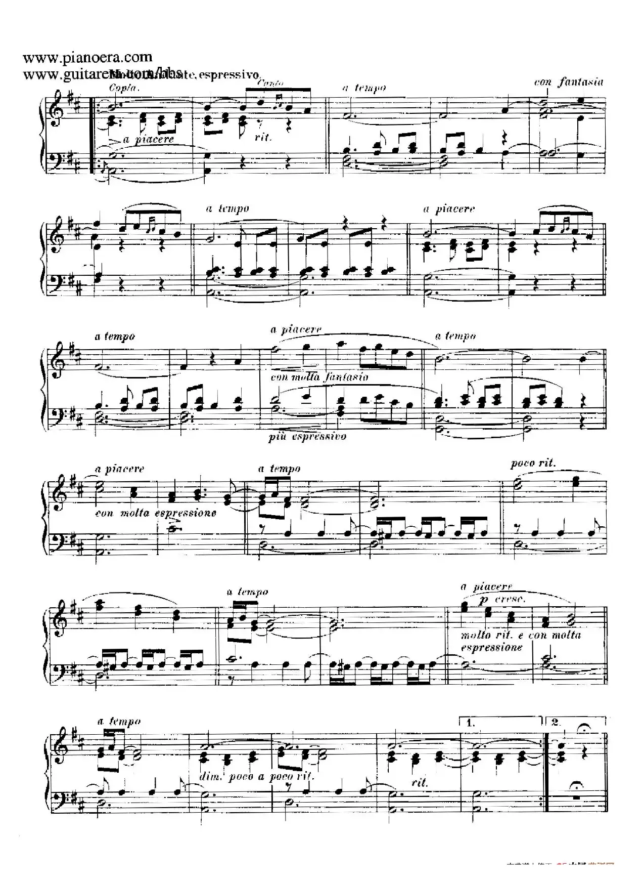 12 Spanish Danses Op.37（12首西班牙舞曲·6）