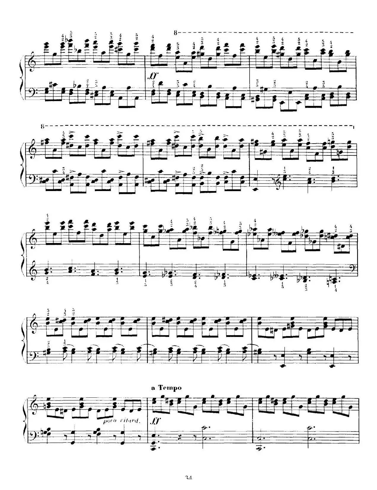 15 Etudes de Vortuosite Op.72（15首辉煌练习曲·8）