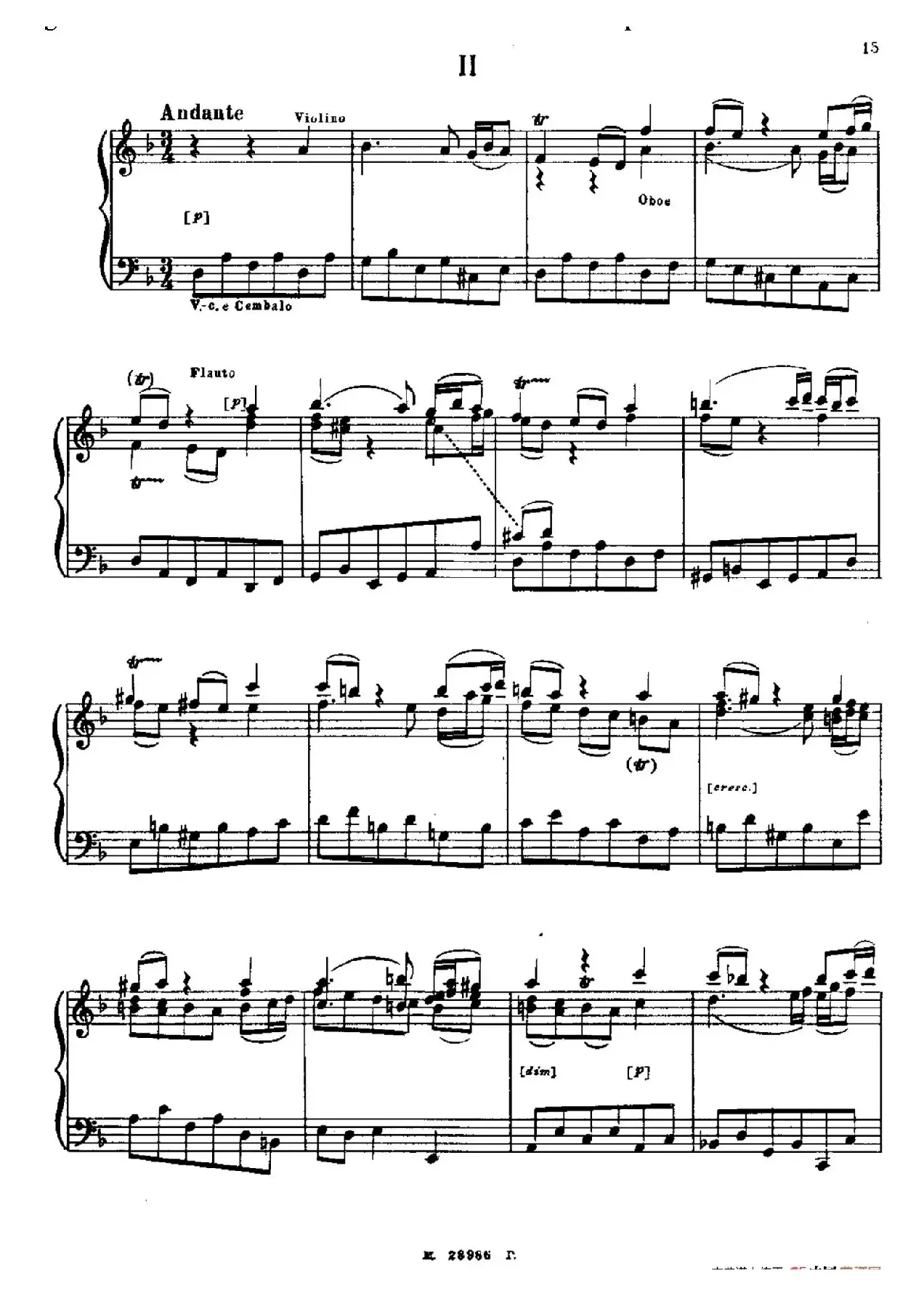 Brandenburg Concerto No.2 in F Major BWV.1047（F大调第二勃兰登堡协奏曲·钢琴独奏版）