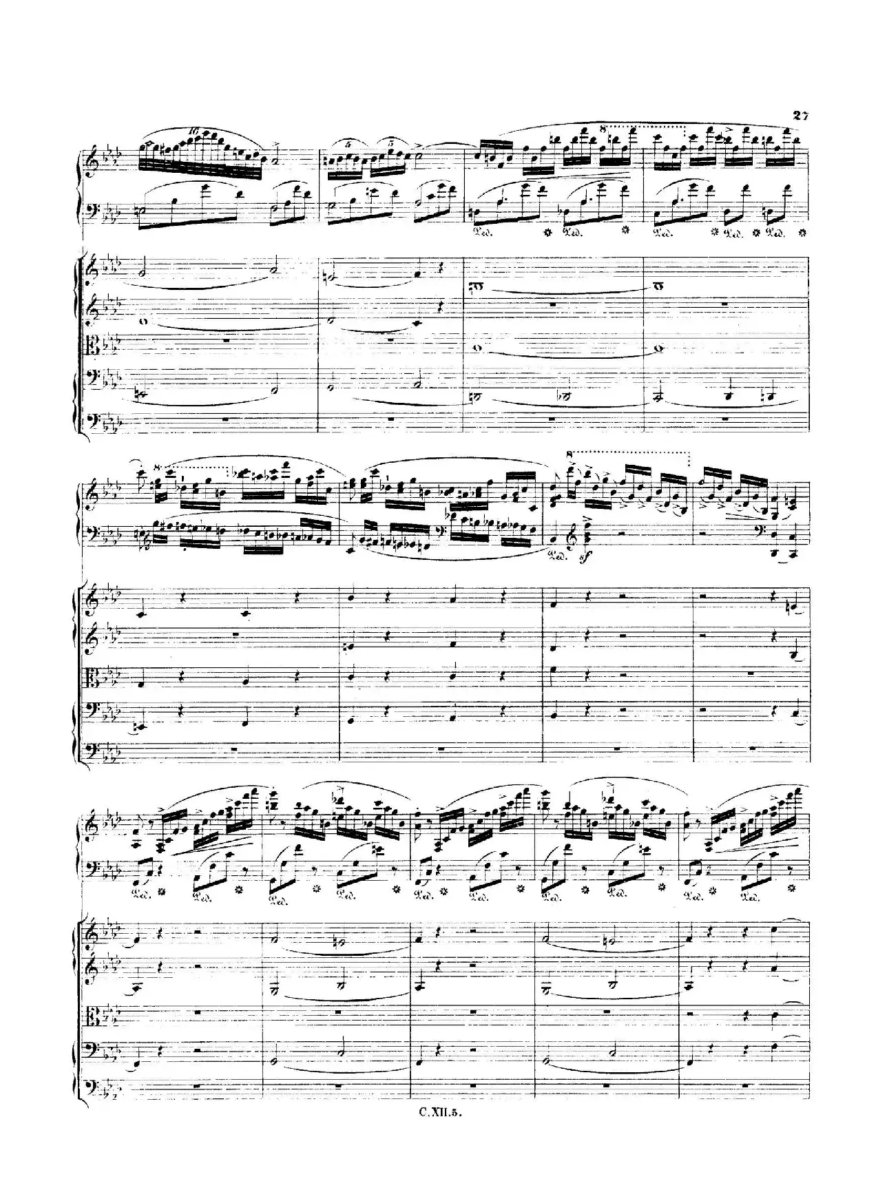 Piano Concerto No.2 in f Minor Op.21（f小调第二钢琴协奏曲·总谱）