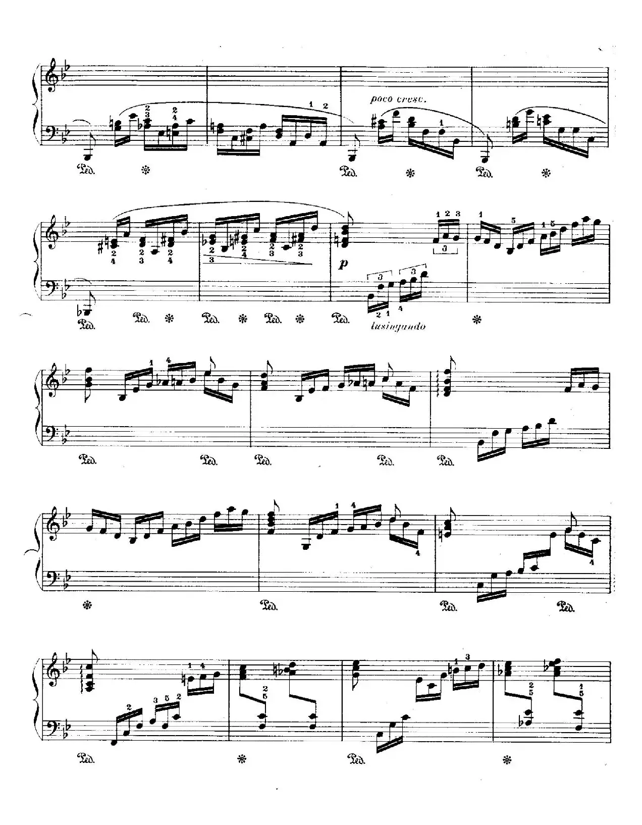 12 Etudes For The Left Hand Op.92 No.7（12首为左手而作的钢琴练习曲）