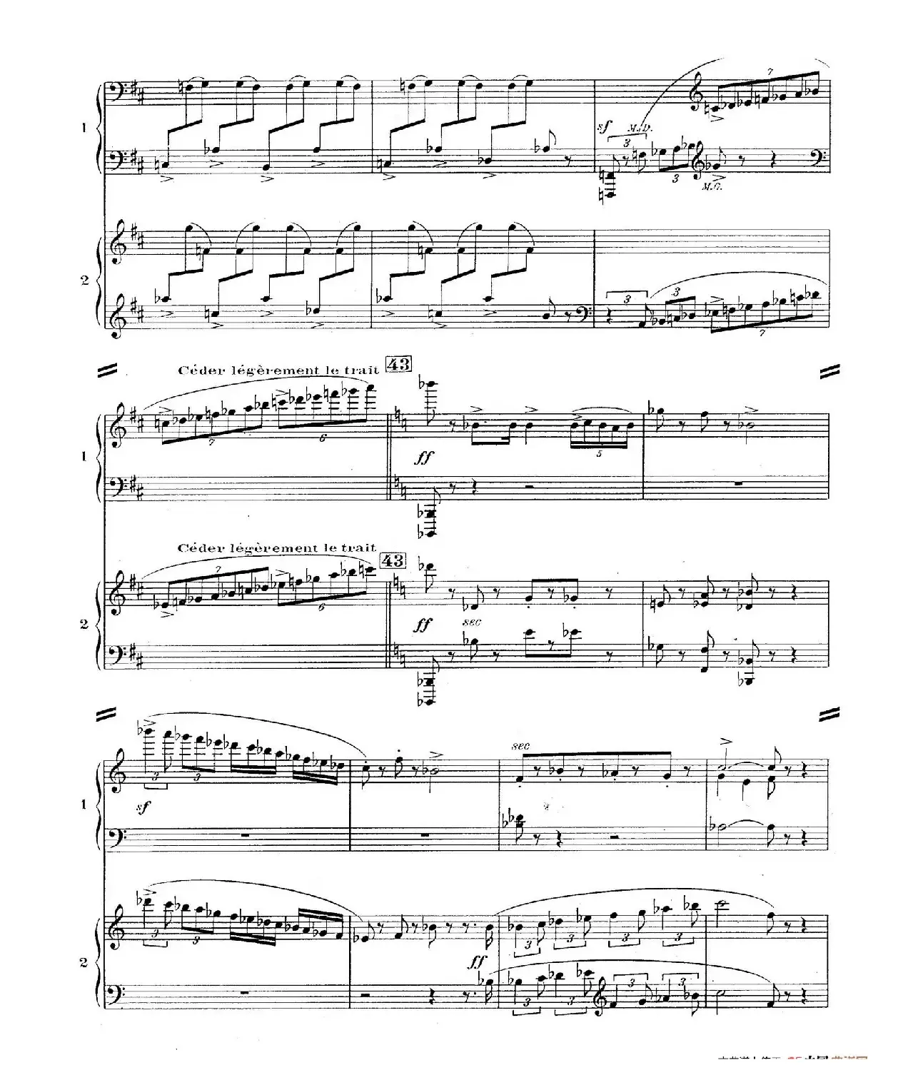 Concerto for 2 Pianos in d Minor（d小调双钢琴协奏曲· 第三乐章）