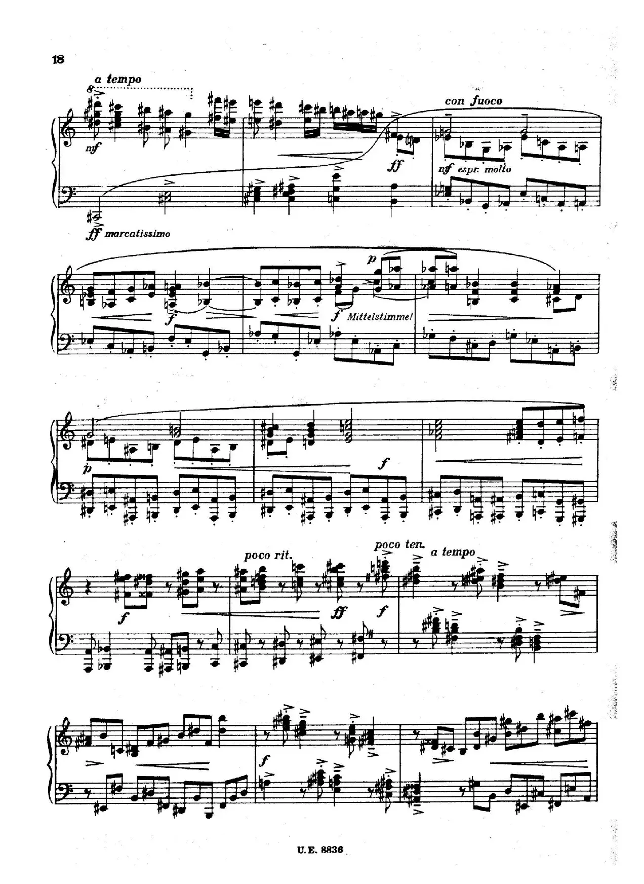 克热内克-第二钢琴奏鸣曲（Piano Sonata No.2 Op.59）