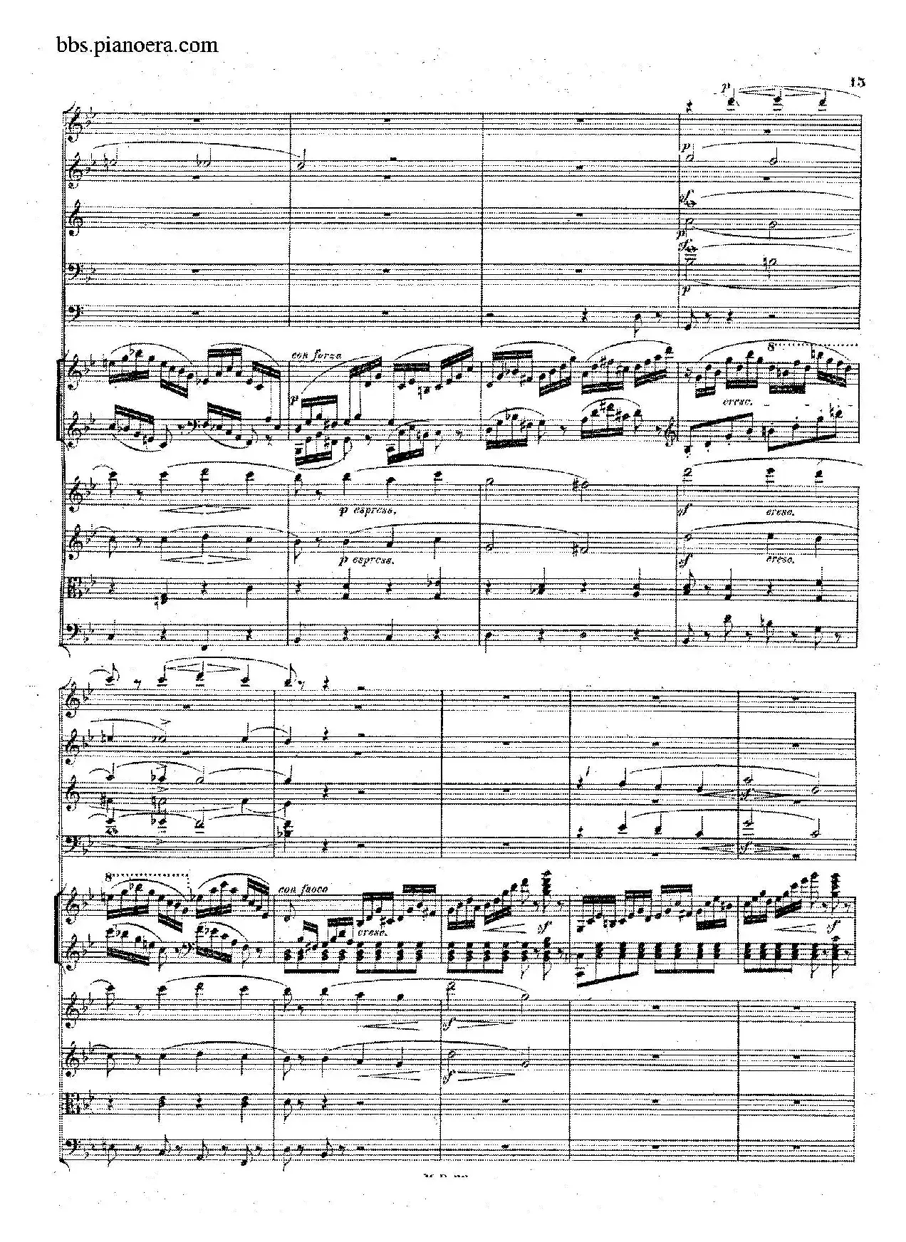 Piano Concerto No.1 in g Minor Op.25（g小调第一钢琴协奏曲·总谱）