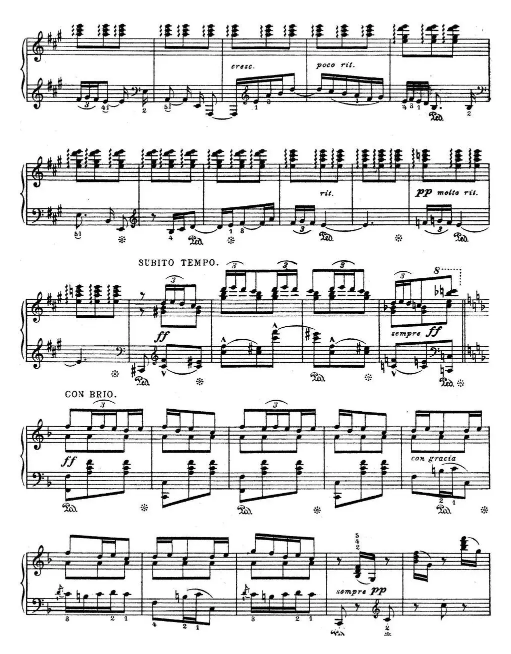 Suite Espanola Op.47（西班牙组曲·Ⅵ）