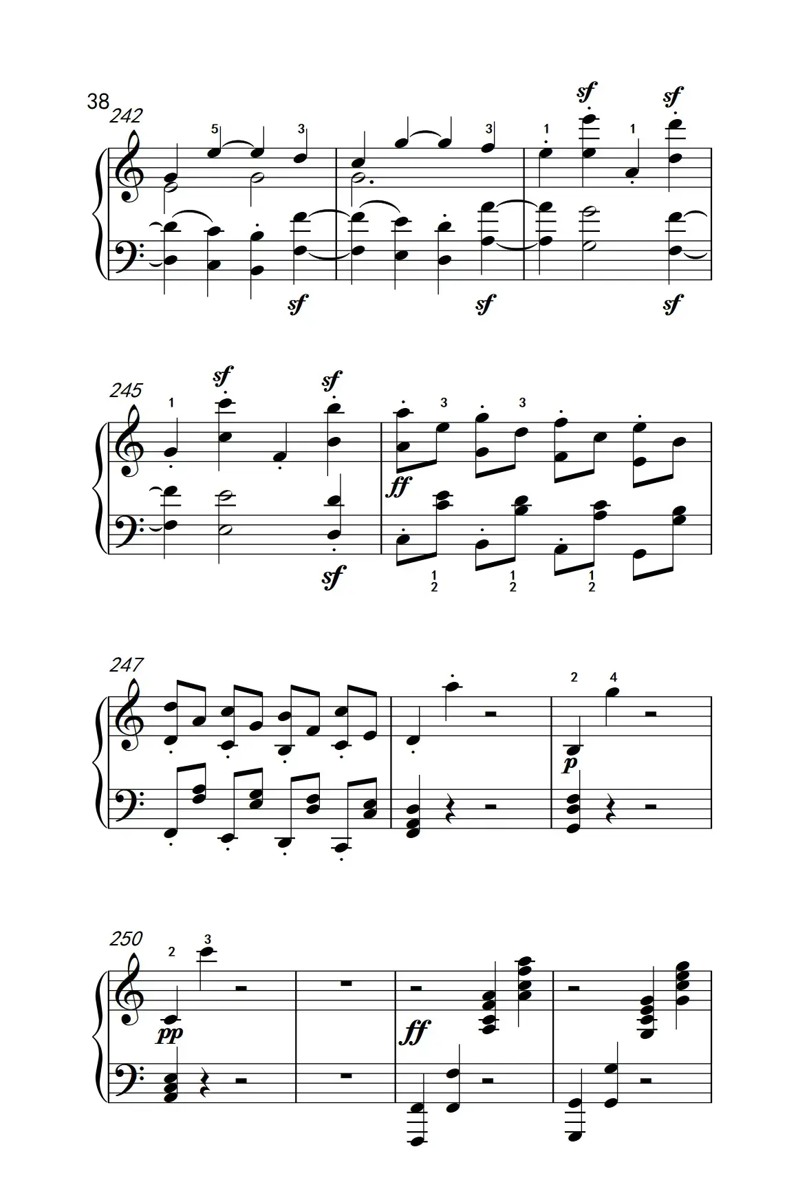 奏鸣曲 Opus 2 Nr.3 第一乐章（贝多芬奏鸣曲集 1）