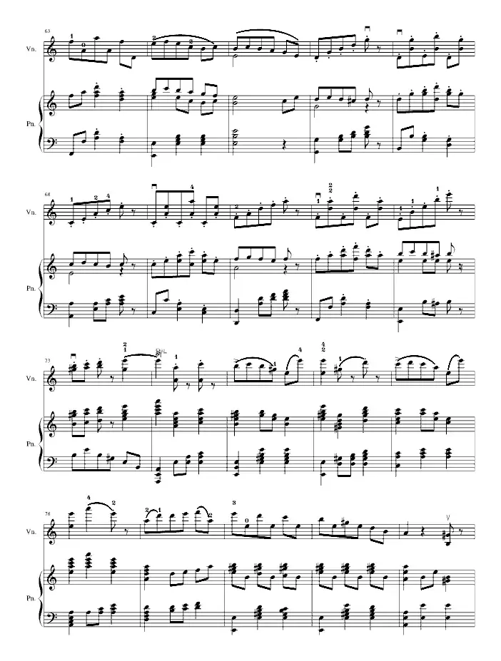 A小调舞曲（For Piano And Violin）