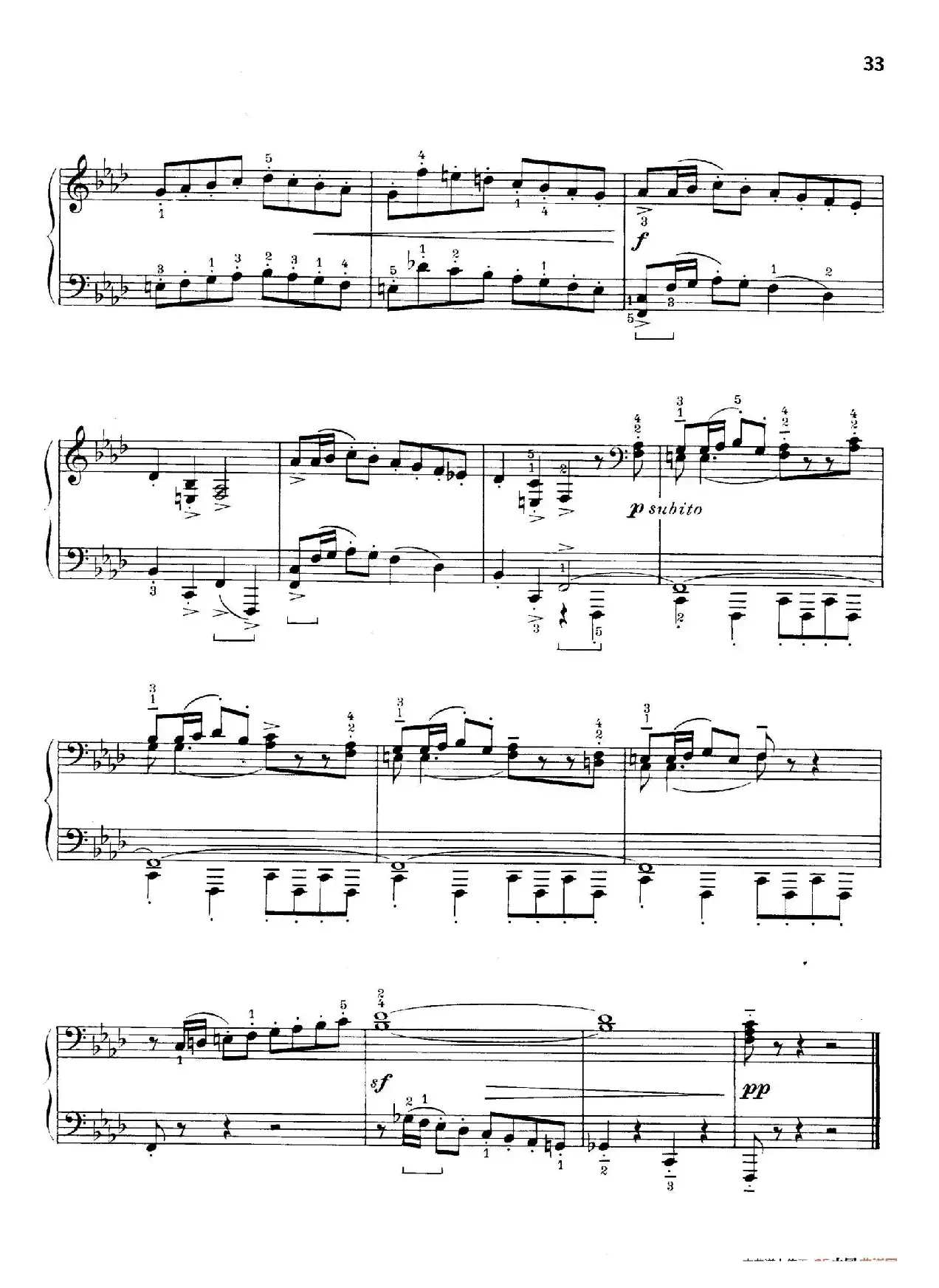 Thirty Pieces For Children Op.27（30首儿童钢琴曲 16—20）