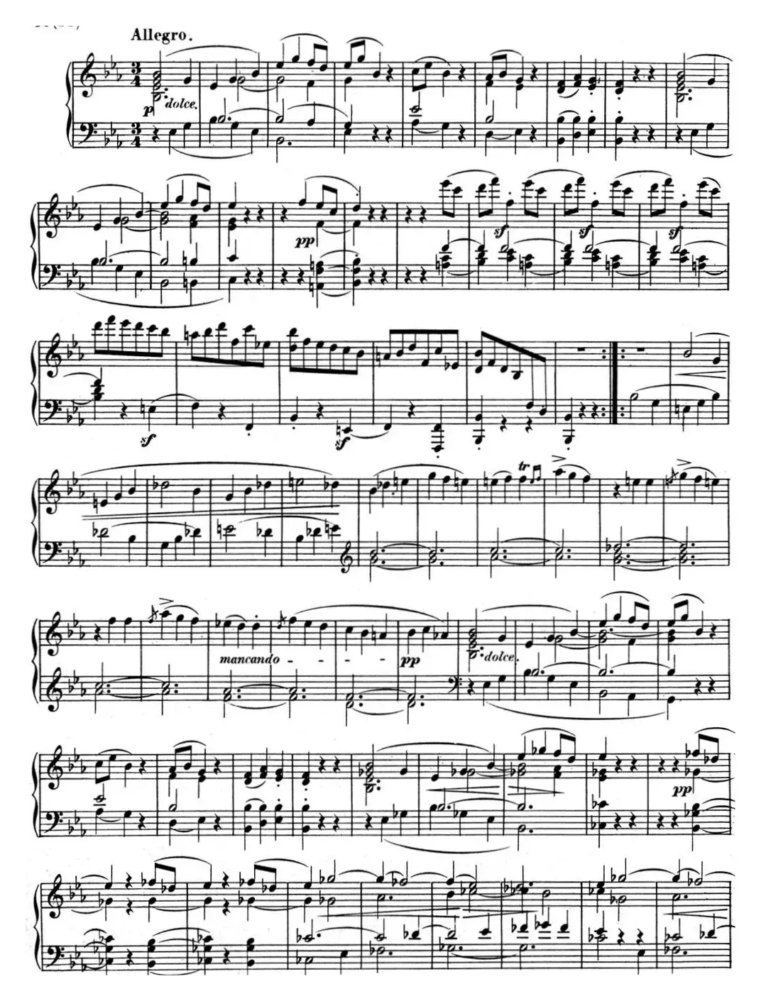 贝多芬钢琴奏鸣曲04 大调奏鸣曲 降E大调 Op.7 E-flat major