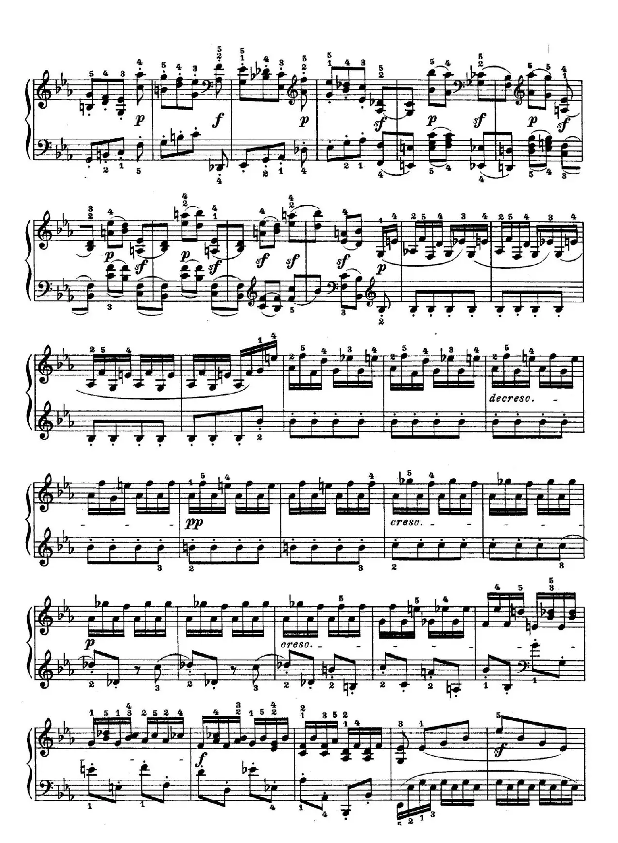 Piano Sonata in Es-dur Op. 27-1（降E大调第十三钢琴奏鸣曲）