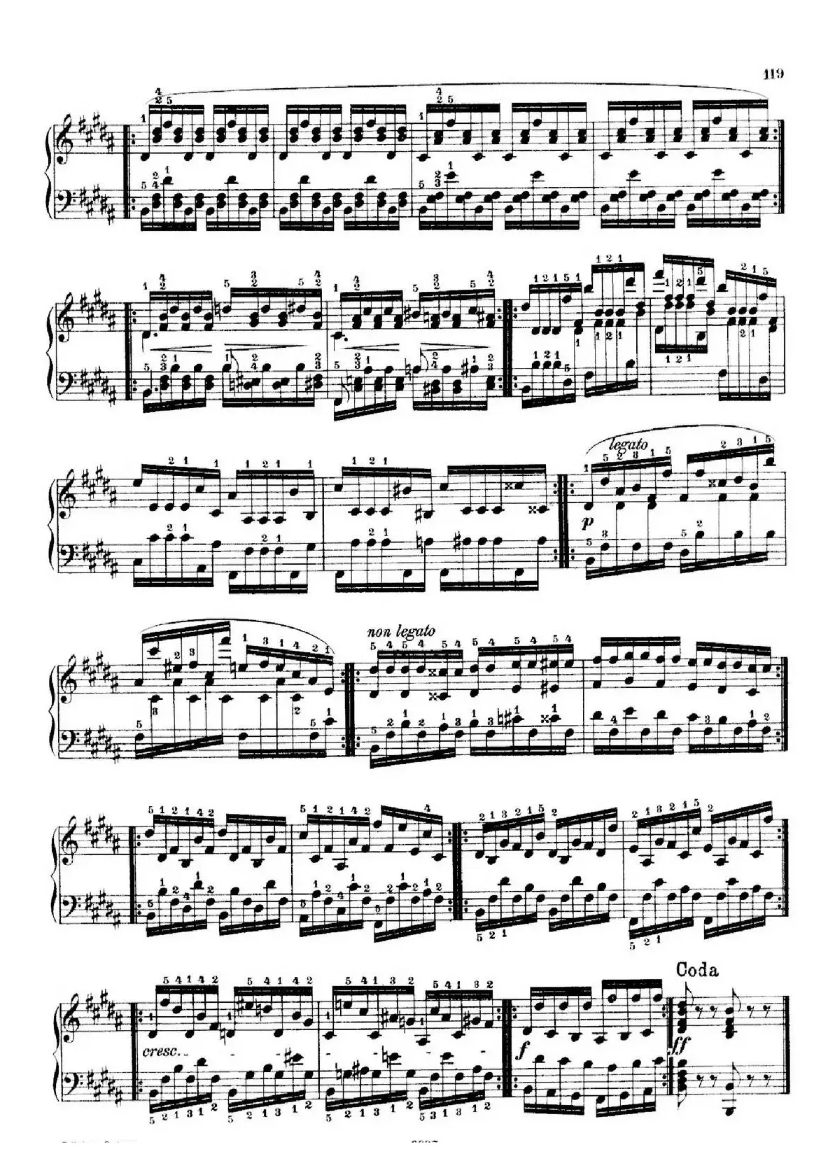 School of the Virtuoso Op.365（60首钢琴高级练习曲·51）