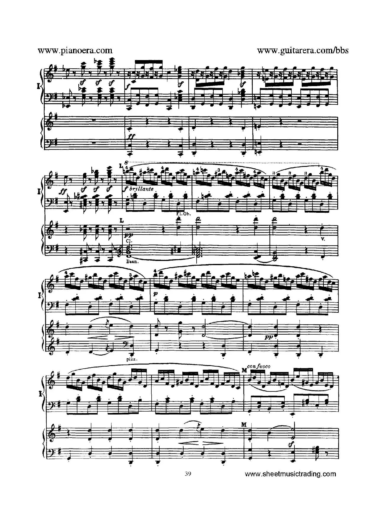 Piano Concerto No.1 in g Minor Op.25（g小调第一钢琴协奏曲·双钢琴）