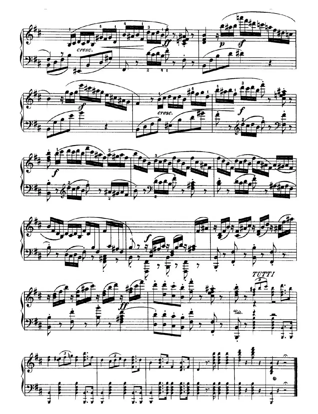 Capriccio Brillante in B Major Op.22（B大调华丽随想曲·钢琴独奏）