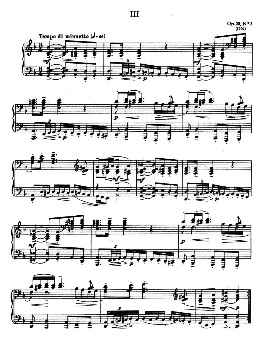 10 Preludes Op.23（拉赫玛尼诺夫10首前奏曲·Ⅲ）
