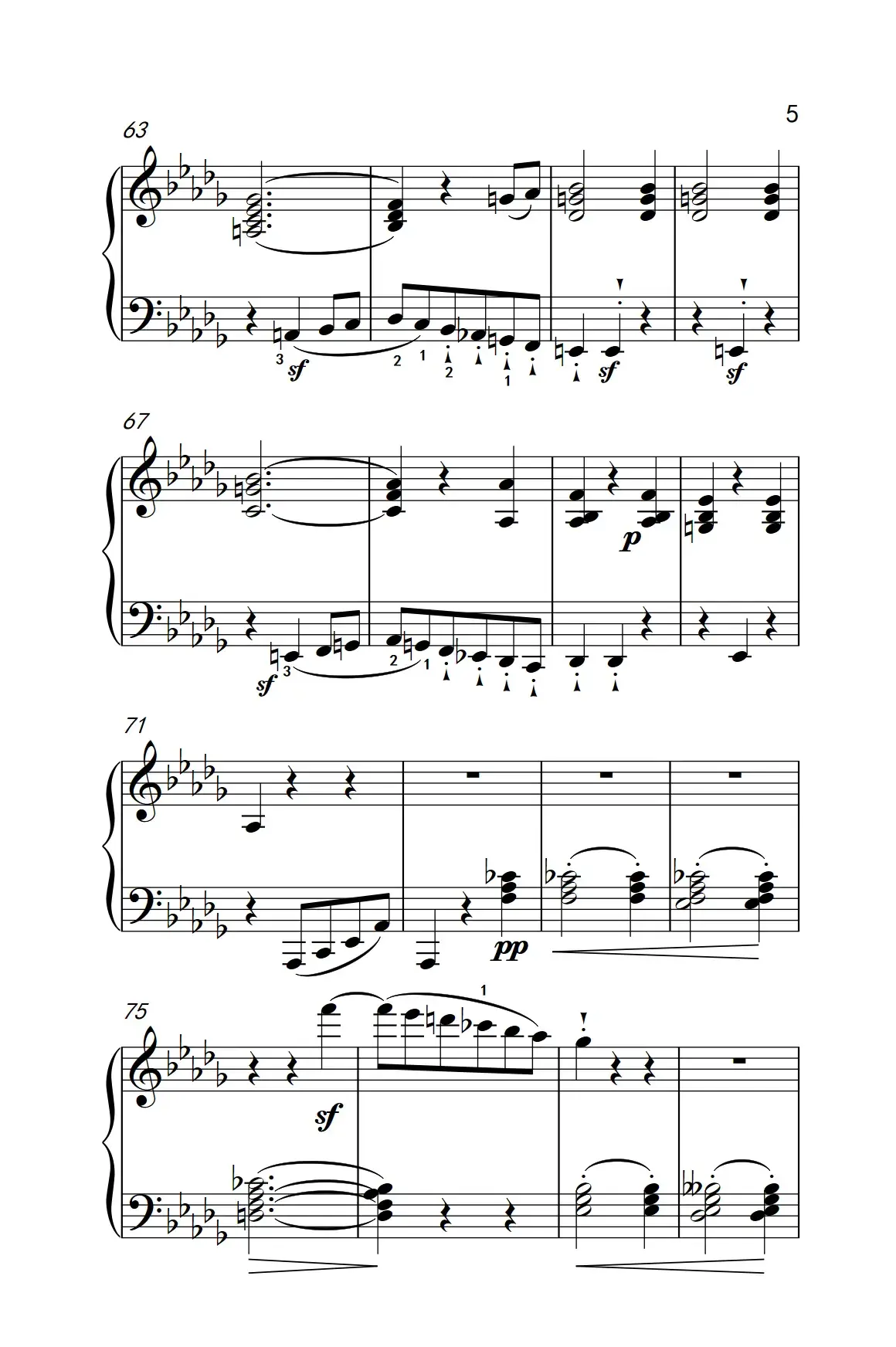 奏鸣曲 Opus 10 Nr.2 第二乐章（贝多芬奏鸣曲集 2）