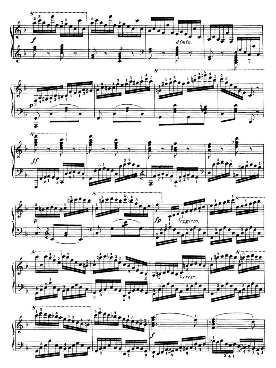 40首车尔尼Op.299钢琴快速练习曲（NO.40）
