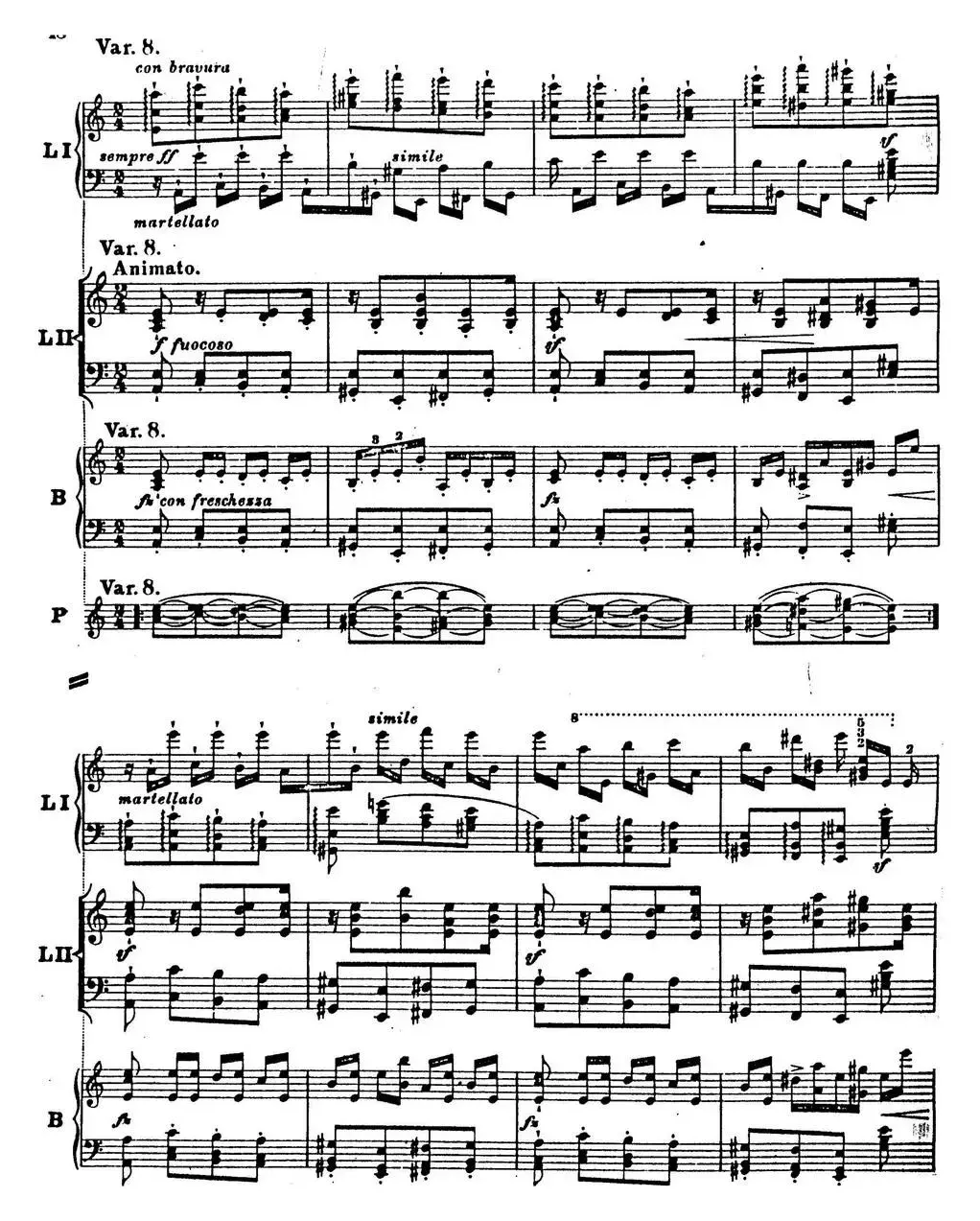 6首帕格尼尼大练习曲（Thema mit Variationen Etude Nr.6）