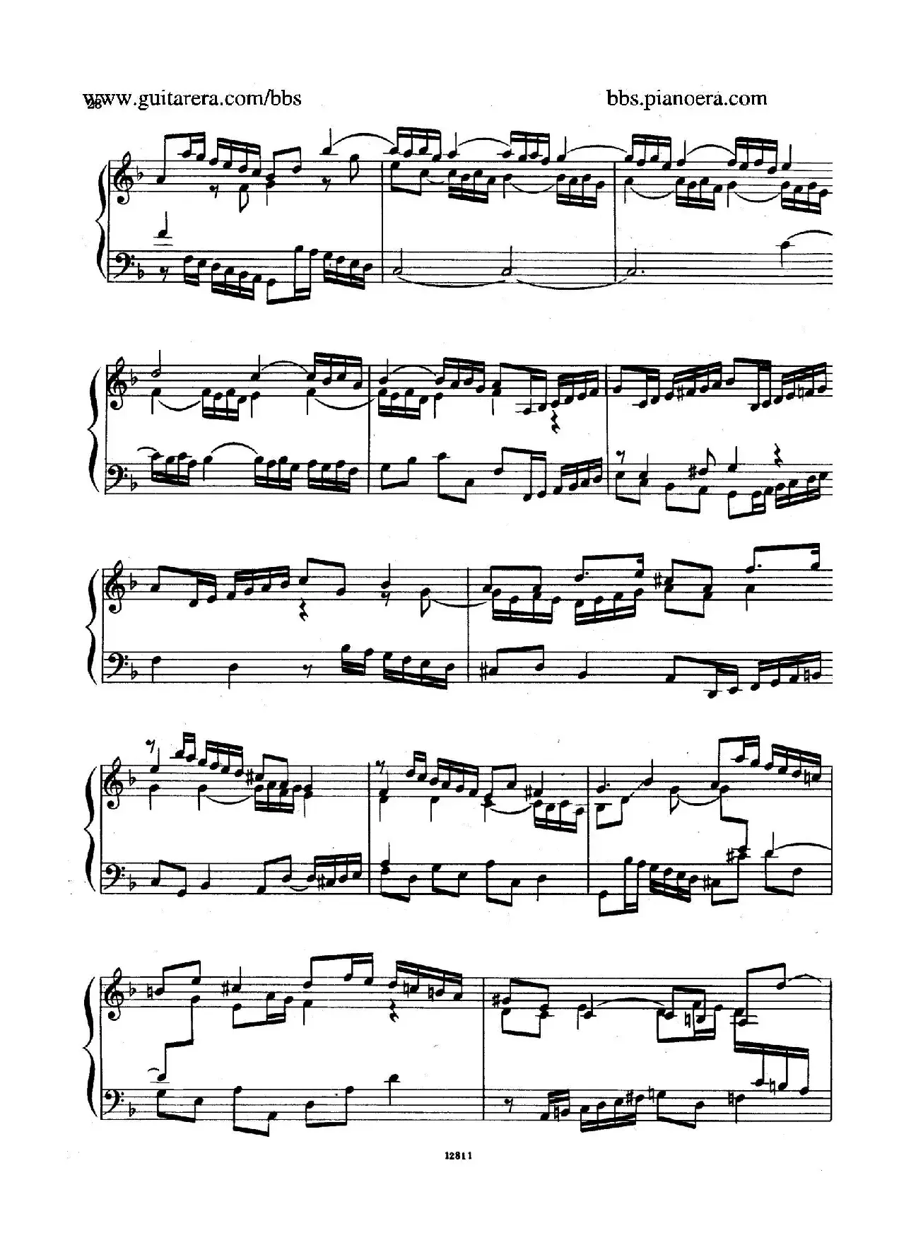 Suite No.3 in d Minor HWV 428（d小调第三组曲）