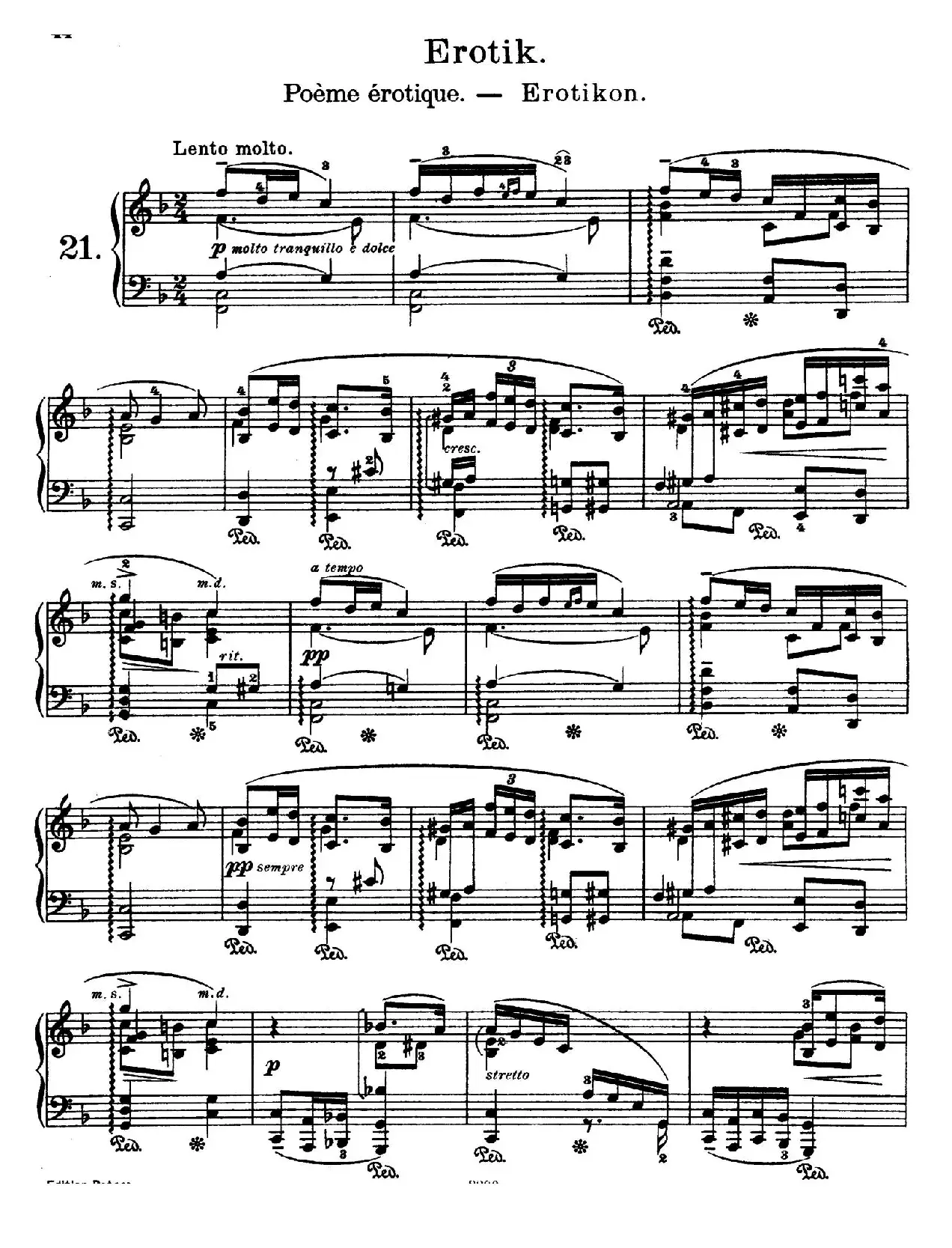 Lyric Pieces, Op.43, No.5