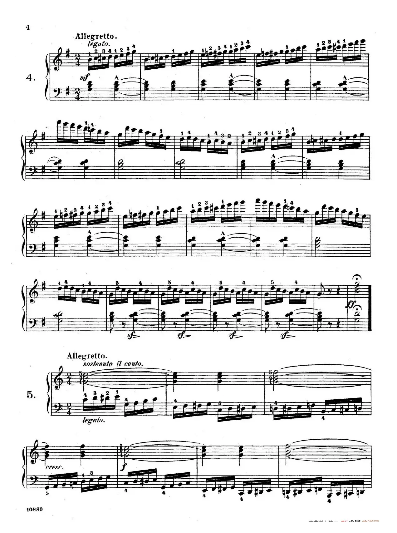 Etudes Enfantines Op.37（儿童钢琴练习曲 第1——6首）