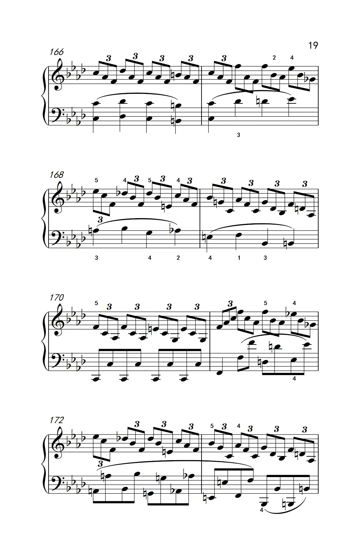 奏鸣曲 Opus 2 Nr.1 第四乐章（贝多芬奏鸣曲集 1）