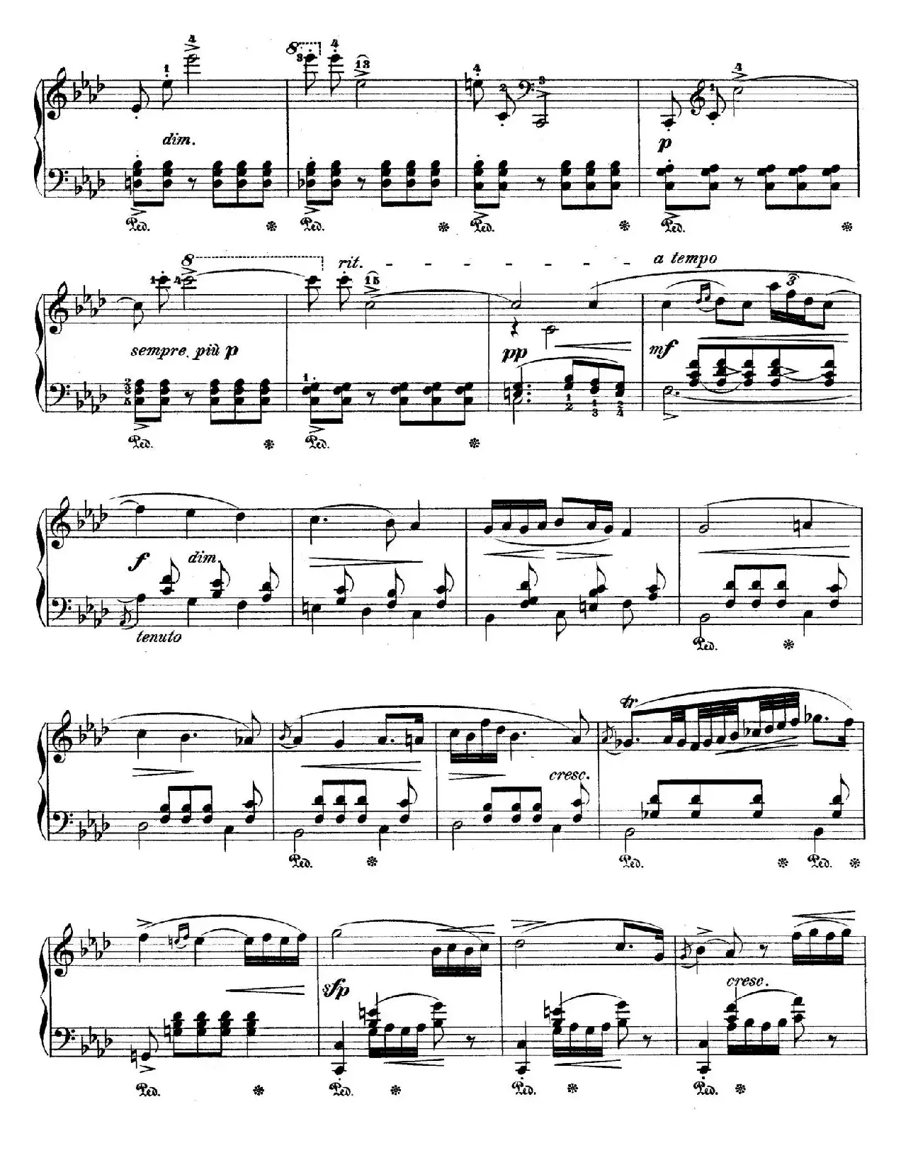 Trois Polonaises Op.71（3首波兰舞曲 No.3）