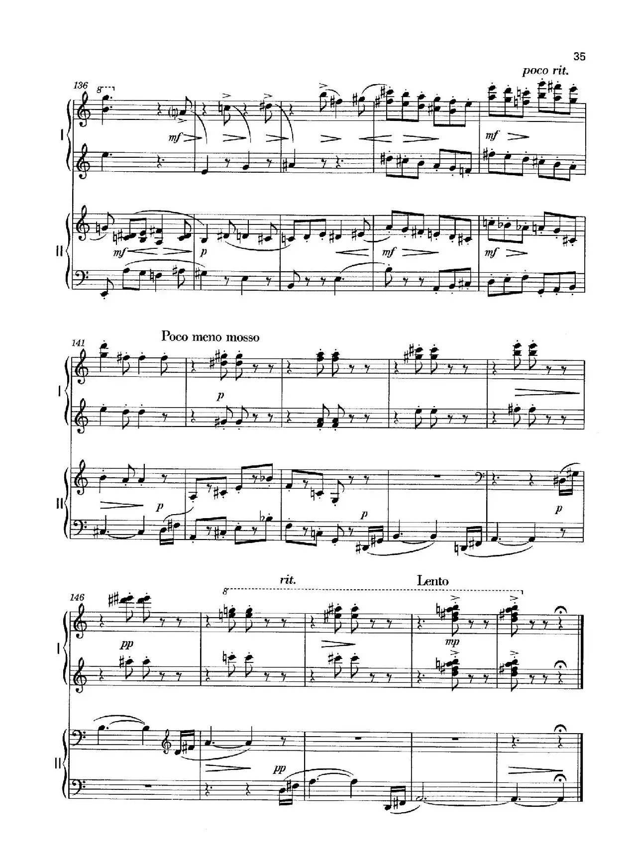 Vier Bagatellen Op.70（4首小品·Ⅳ·四手联弹）