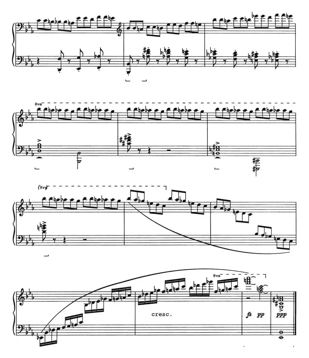 Etude 1.Liza（乔治·格什温练习曲·1、莉萨）