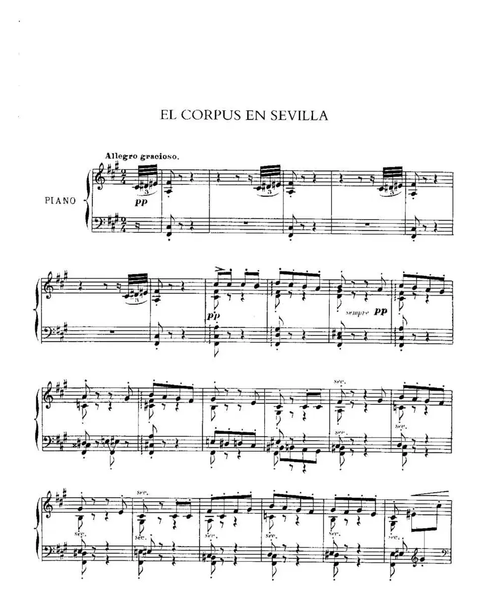 Iberia Suite：EL CORPUS EN SEVILLA（伊贝利亚组曲）