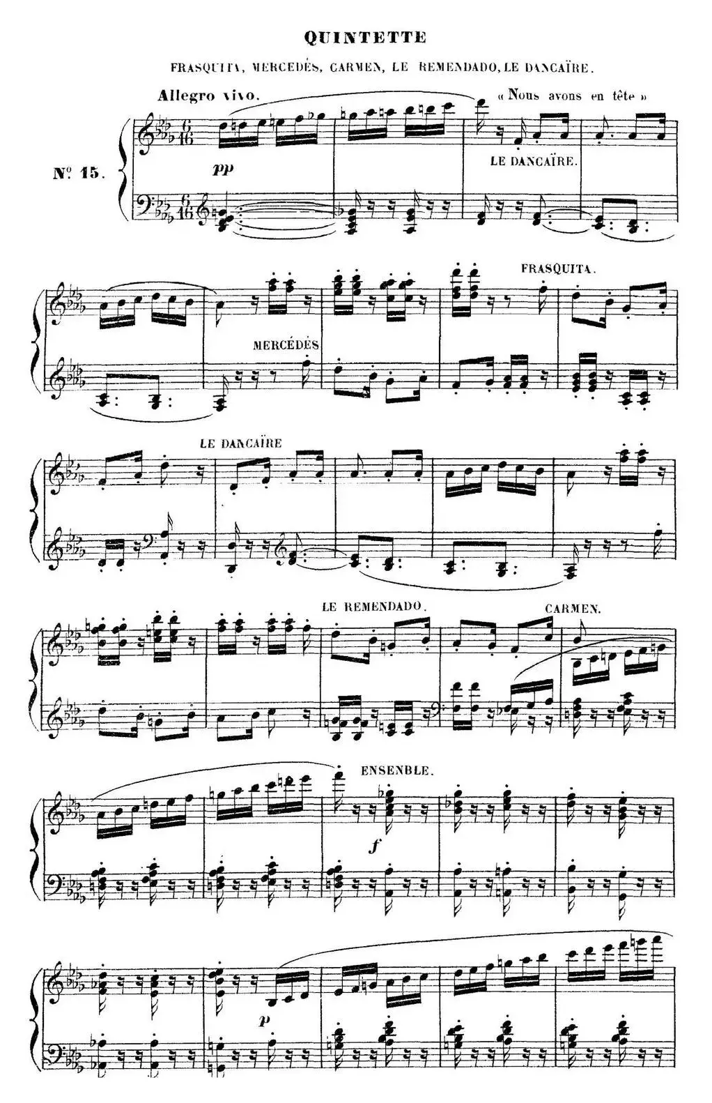 Carmen for Solo Piano（卡门全剧钢琴独奏版）（No.15）