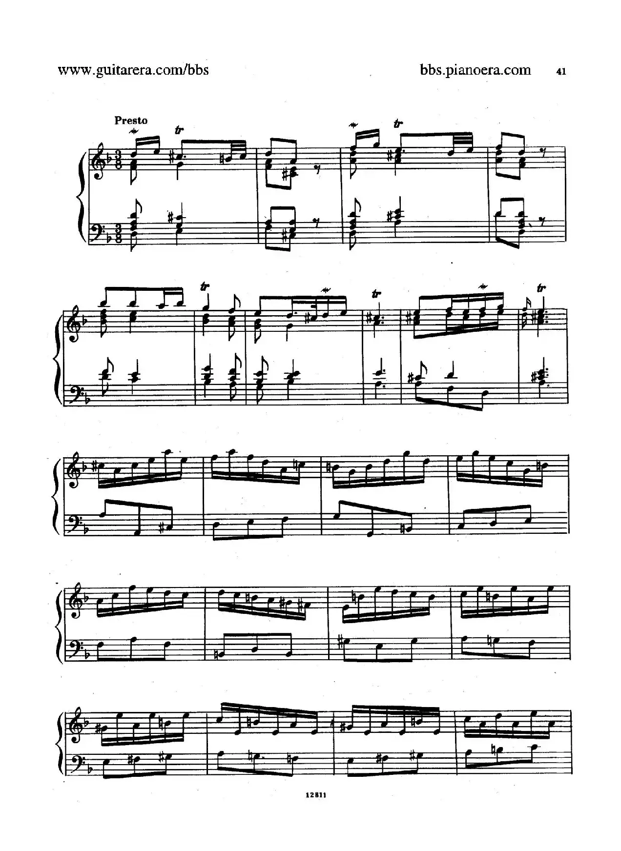 Suite No.3 in d Minor HWV 428（d小调第三组曲）