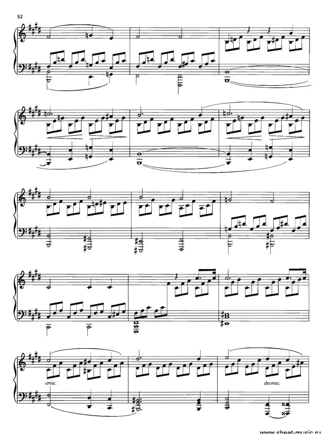 SONATE AU CLAIR DE LUNE（MOONLIGHT SONATA）