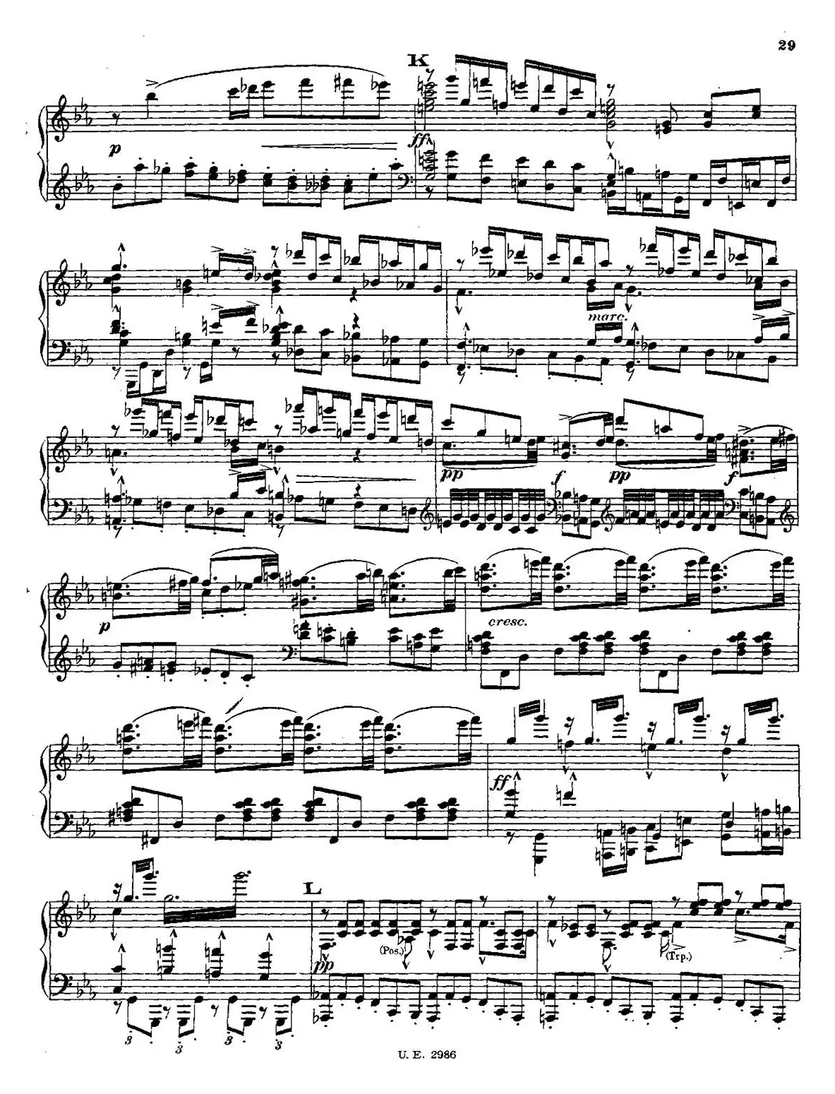 Symphony No.3 in d Minor - Solo Piano（d小调第三交响曲·钢琴独奏版·Ⅱ）