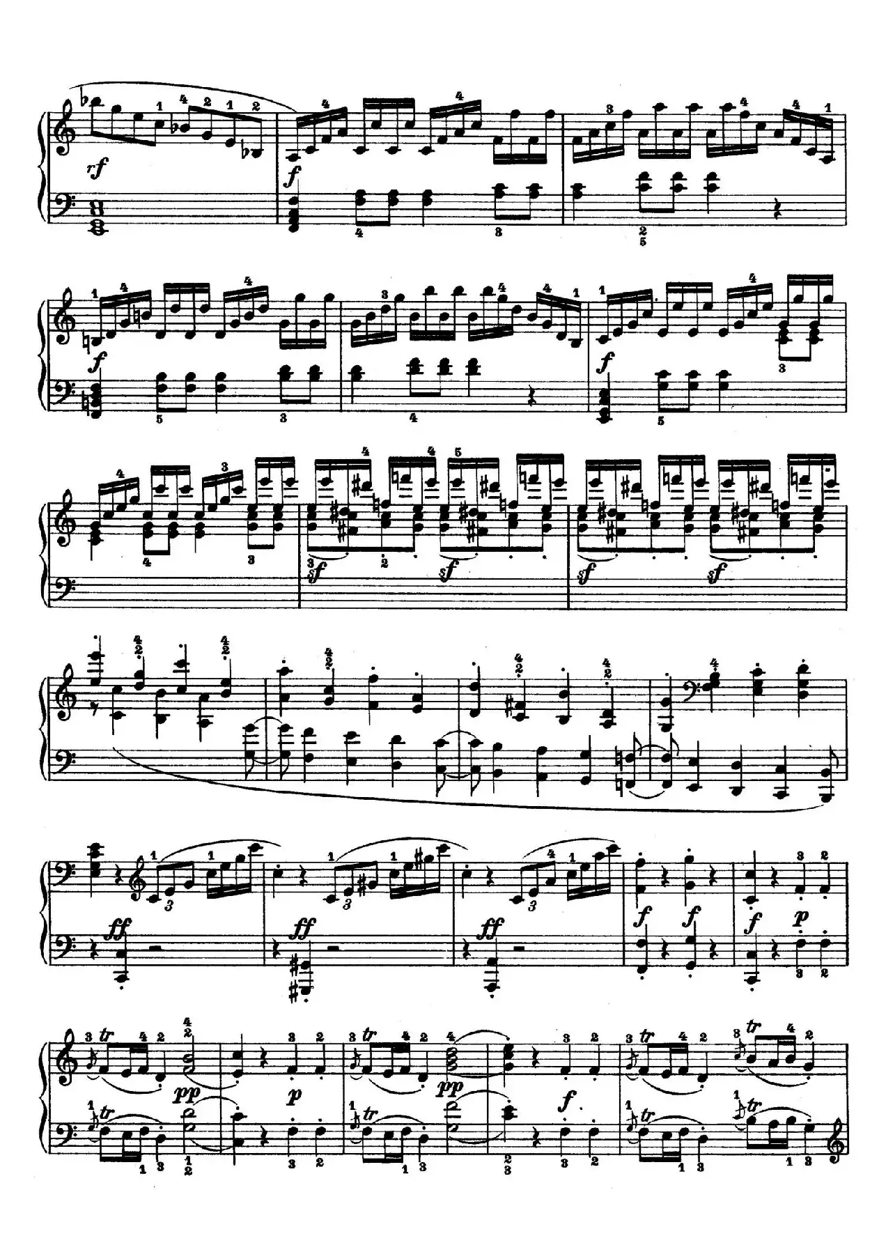 Piano Sonata in C Op.2 No.3（C大调第三钢琴奏鸣曲）