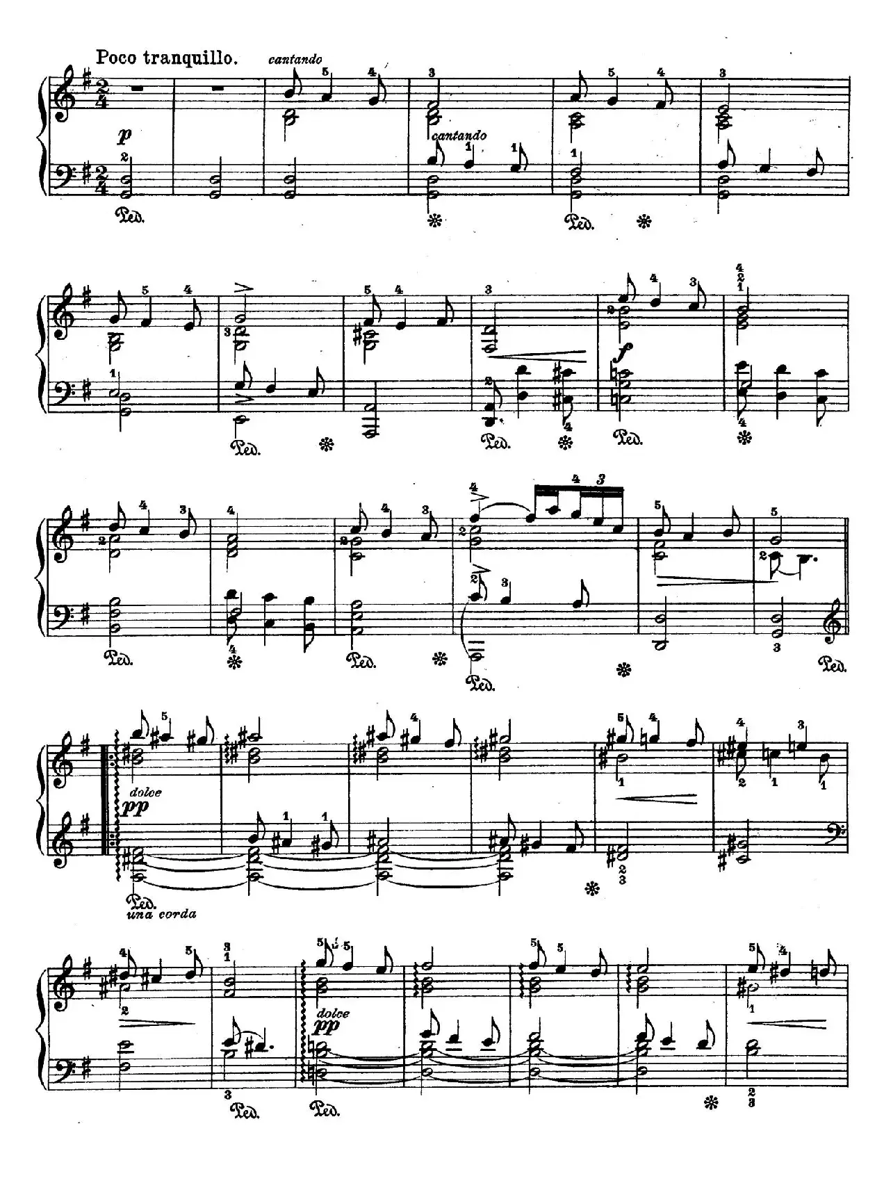 Lyric Pieces Op.65，No.6