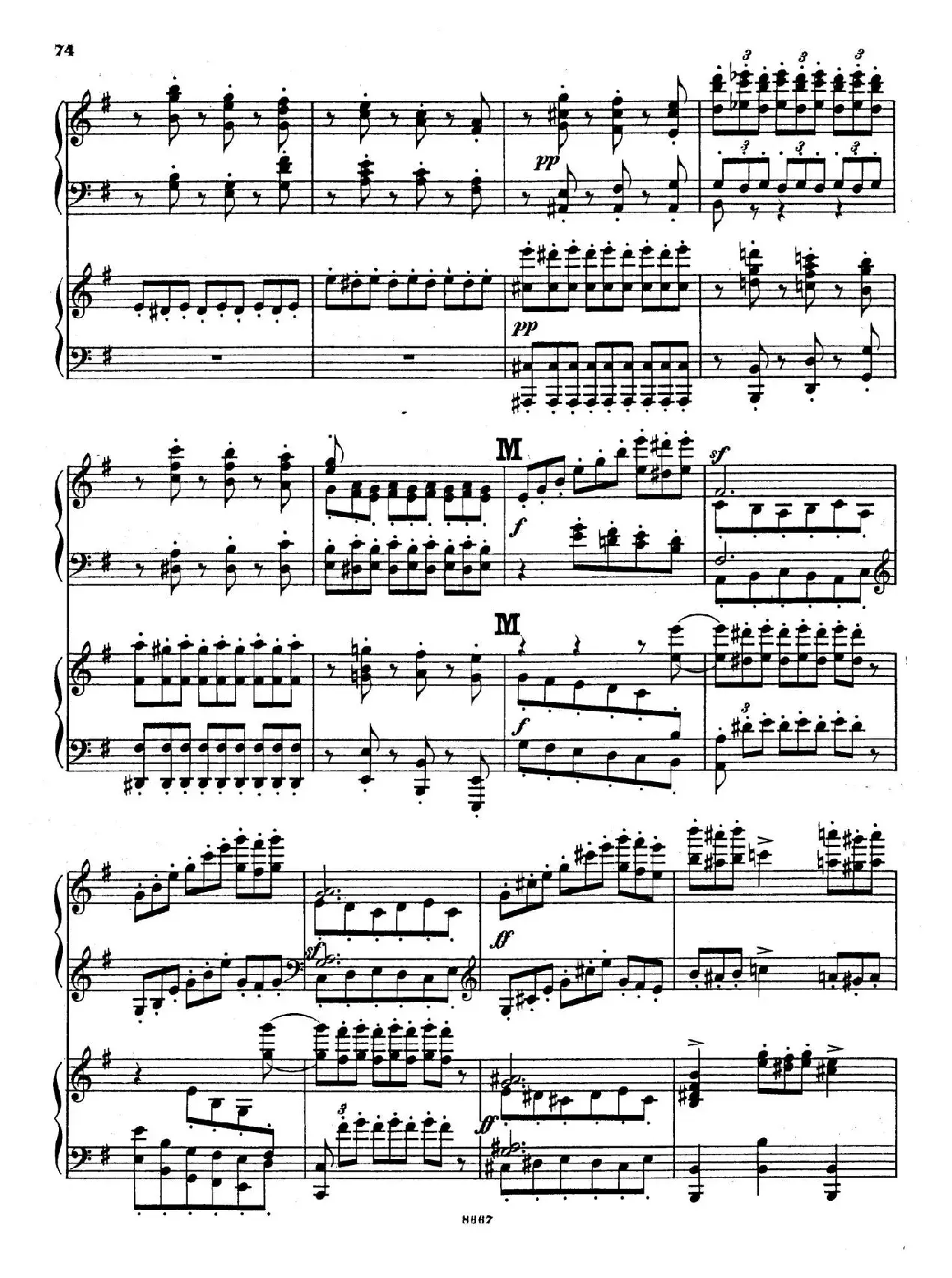 Symphony No.4 in e Minor Op.98（e小调第四交响曲·双钢琴）