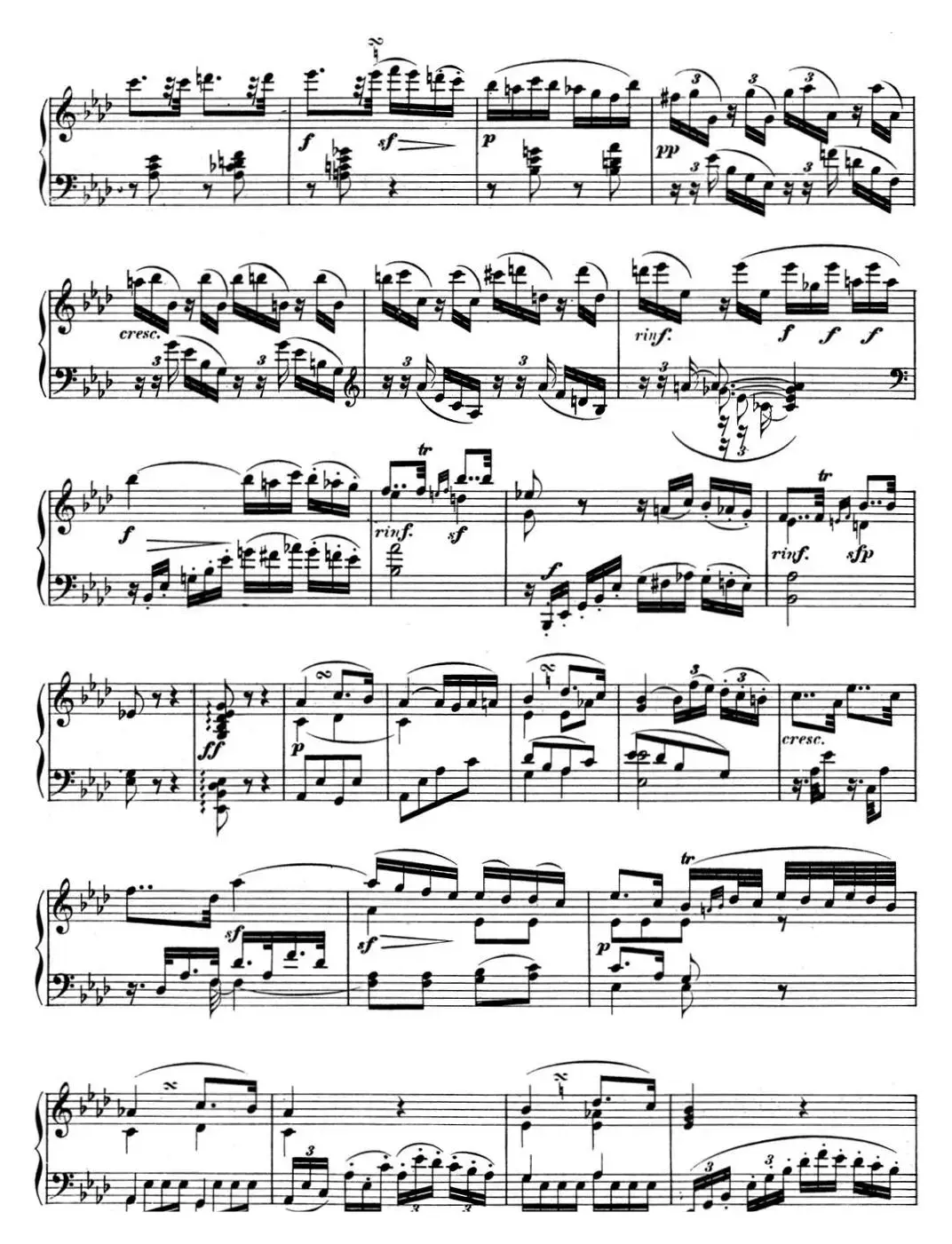 贝多芬钢琴奏鸣曲05 c小调 Op.10 No.1 C minor