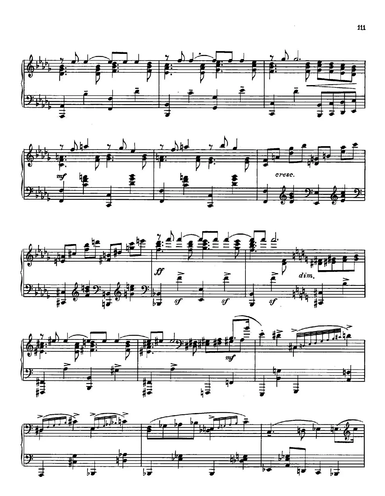 Prokofiev - Ten Pieces Op.12（普罗科菲耶夫-10首小品·8）