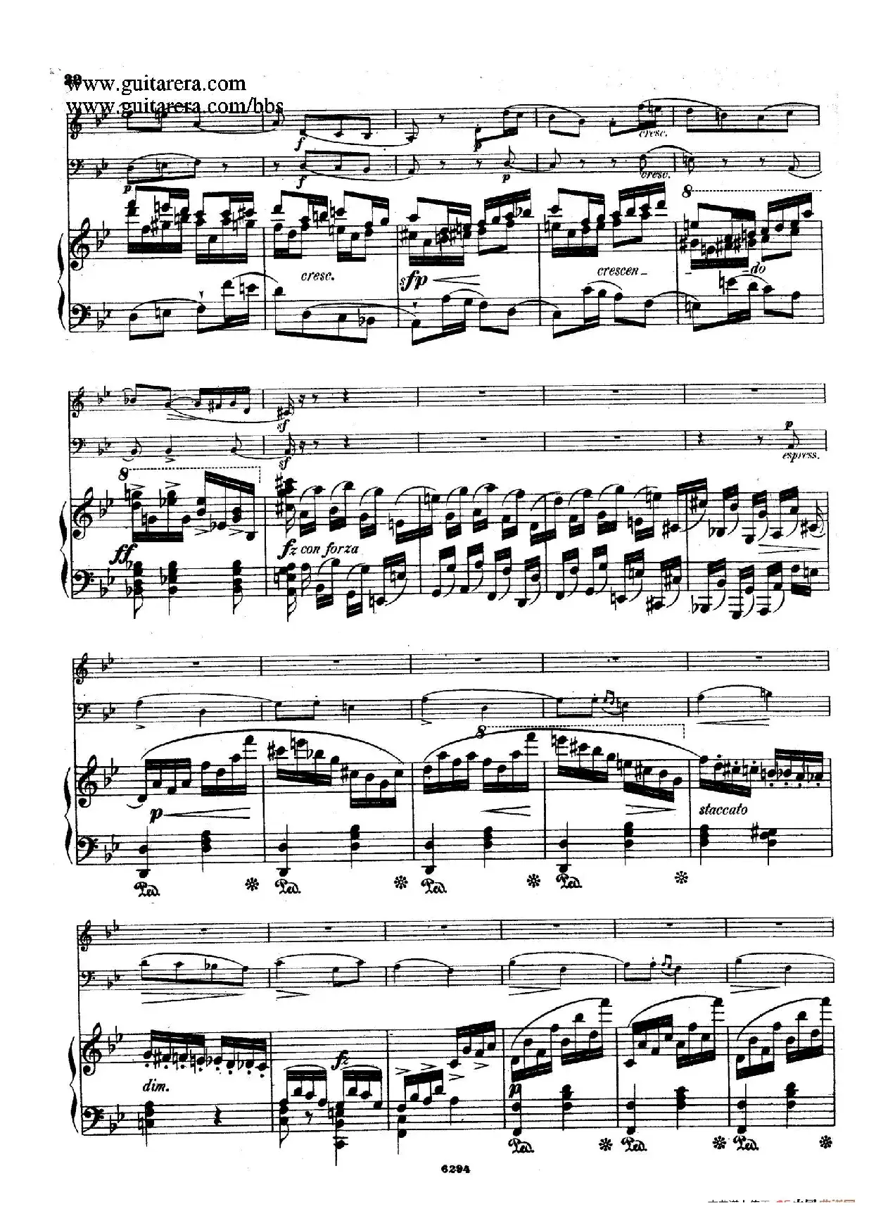 Piano Trio in g Minor Op.8（g小调钢琴三重奏）