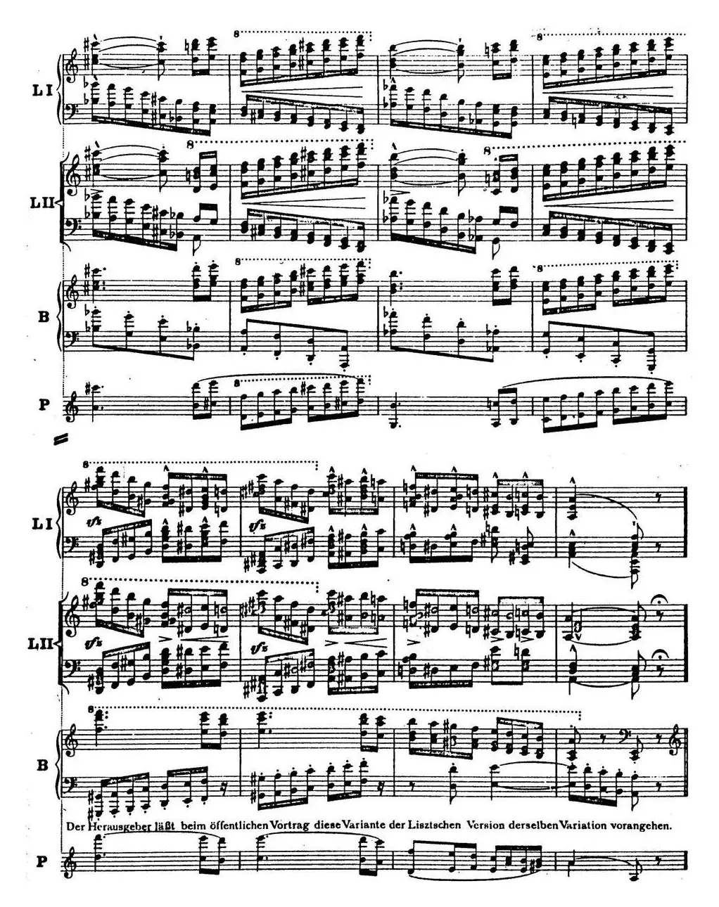 6首帕格尼尼大练习曲（Thema mit Variationen Etude Nr.6）