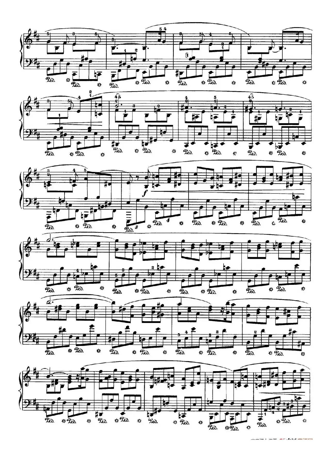 Piano Sonata No.3 in b Minor Op.58（b小调第三钢琴奏鸣曲·第四乐章）