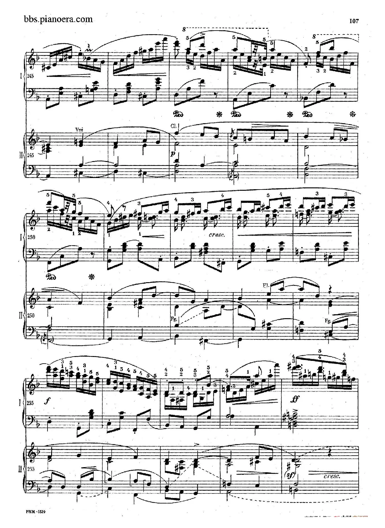 Krakowiak Grand Rondo de Concert Op.14（克拉科维克音乐会用大回旋曲·双钢琴版）